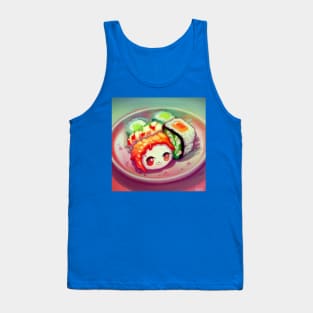 Kawaii Anime Sushi Tank Top